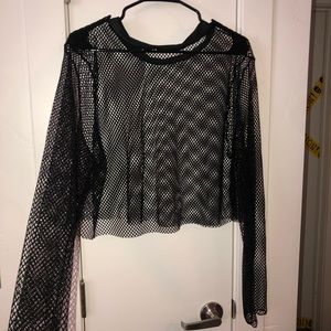 Mesh Crop Top